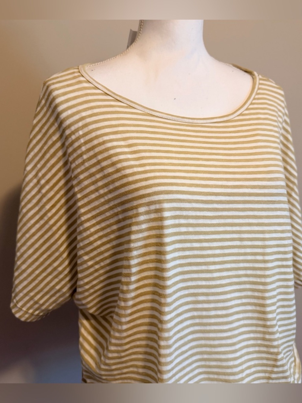 Max Studio London oversized striped women's top size Small NWT - Picture 4 of 9